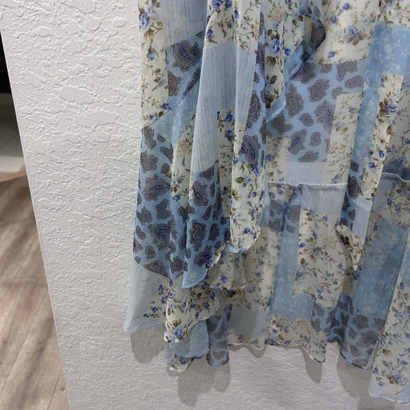 PLAYA LUCILE • Blue Patchwork Sarong • sz Small • - Picture 12 of 16